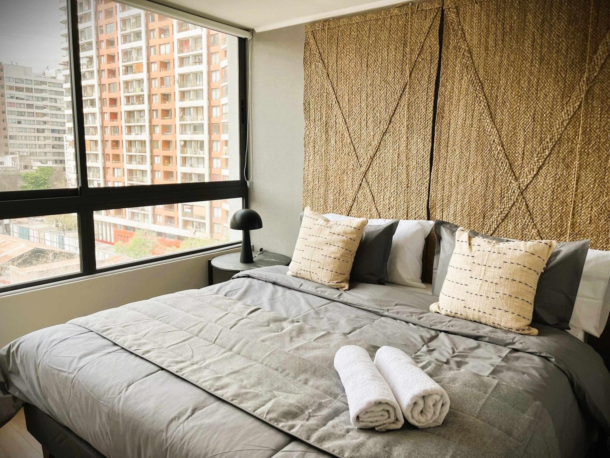 Hom I Luminoso E Inmejorable Depto En Marin Apartamento Santiago